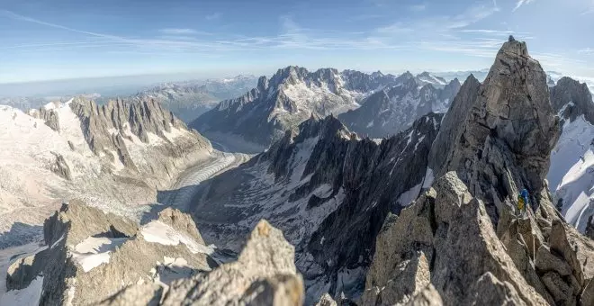 Mueren dos alpinistas vascos cuando descendían desde la cima del Mont Blanc