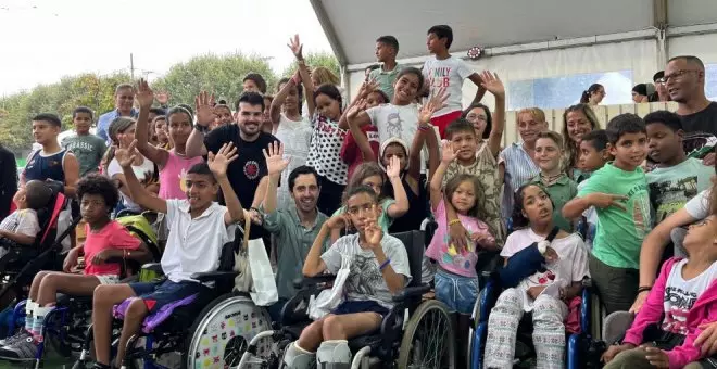 Niños saharauis del programa 'Vacaciones en Paz' disfrutan del Festival Intercultural de la Naciones