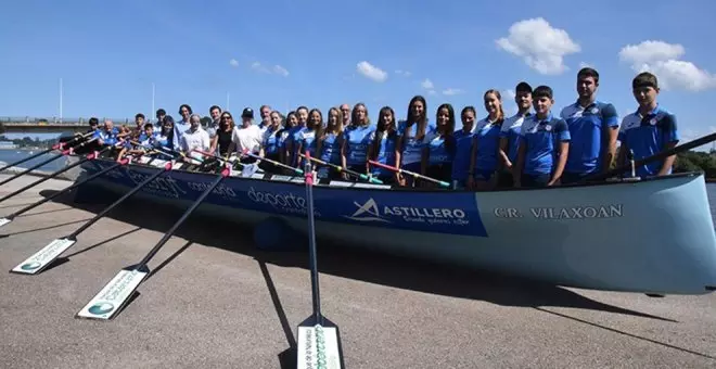 Deporte felicita a las remeras de Astillero por ganar la Liga ETE y transmitirles ánimos de cara al ascenso de la Lega Euskotren