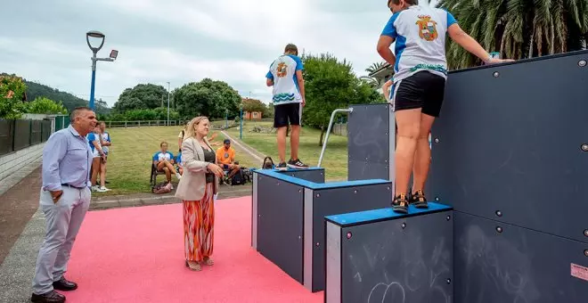 El primer parque parkour de Argoños se inaugura con una inversión de 44.000 euros