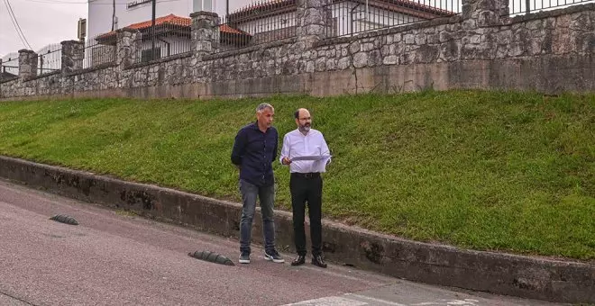 El tramo de carretera que atraviesa el Centro Cívico de Viérnoles tendrá una acera