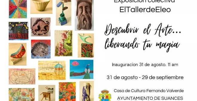 La Casa de Cultura Fernando Velarde inicia la temporada con la muestra artística de 'El Taller de Eleo'