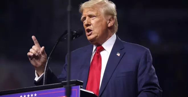 Donald Trump difunde un comentario misógino sobre Kamala Harris a través de su red social