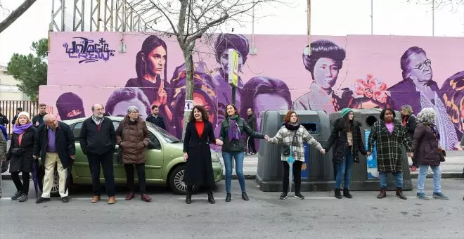 La Justicia ratifica la condena a un excargo de Vox por vandalizar el mural feminista en Ciudad Lineal