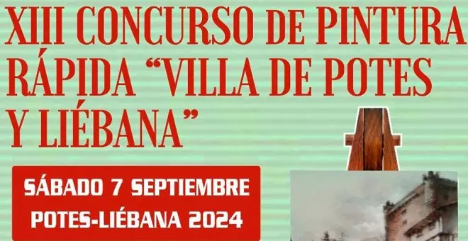 El XIII Concurso de Pintura Rápida 'Villa de Potes y Liébana' se celebrará el 7 de septiembre