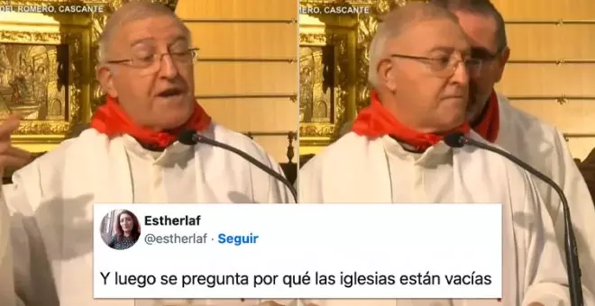 "Con la Iglesia hemos topado": indignación por el sermón xenófobo de un cura navarro