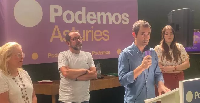 Ruiz de la Peña reivindica a Podemos frente a la "inacción" del Gobierno asturiano