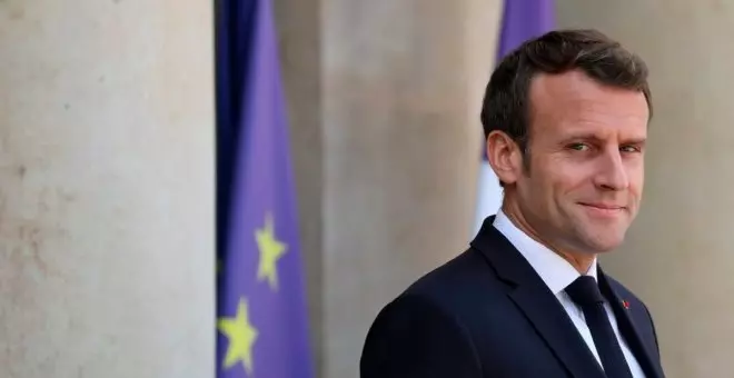 Las caretas de Macron