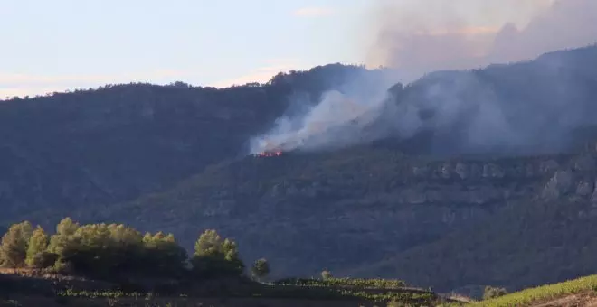 Els incendis del Priorat i de la Catalunya Nord frenen i millora l'expectativa de control