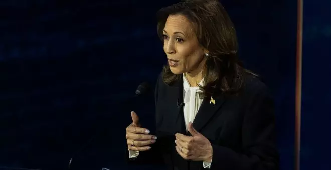 Dominio Público - Kamala salió al ataque mientras Harris consumaba su viaje al centro 