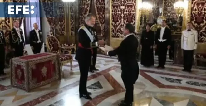 El rey recibe las cartas credenciales de los embajadores de Perú y Paraguay