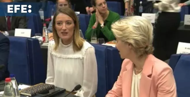 La presidenta de la Comisión Europea, Ursula von der Leyen, presenta su equipo de comisarios para la próxima legislatura