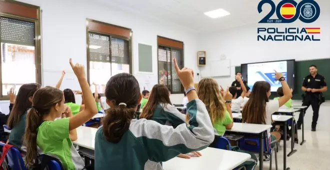 La Policía Nacional retoma sus charlas educativas escolares contra el acoso