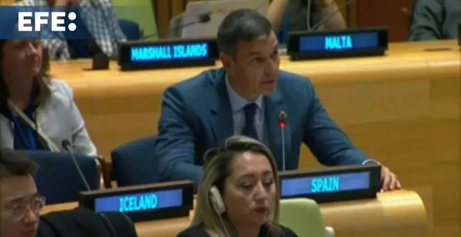 Sánchez pide respetar el derecho internacional y los principios de la carta de la ONU