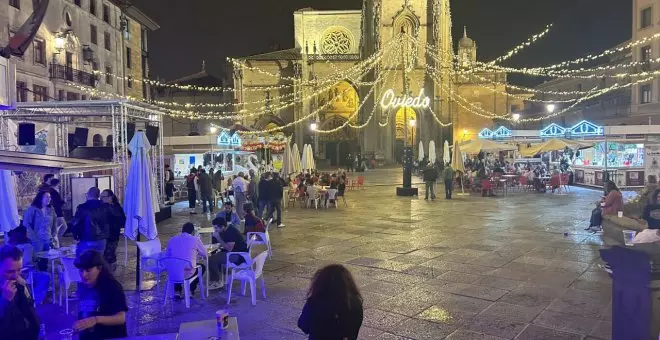 San Mateo: las terrazas son la antítesis de las fiestas