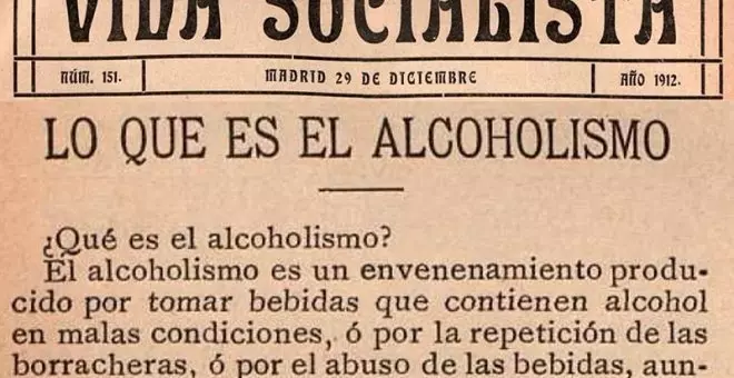 Pedagogía contra el alcoholismo en 1912