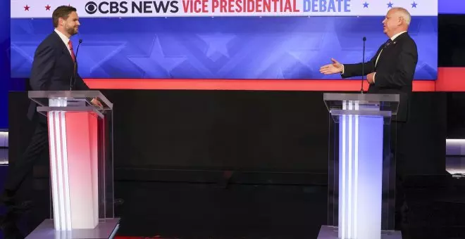 El republicano Vance se niega a reconocer la derrota de Trump en 2020 en el debate a vicepresidente contra el demócrata Walz