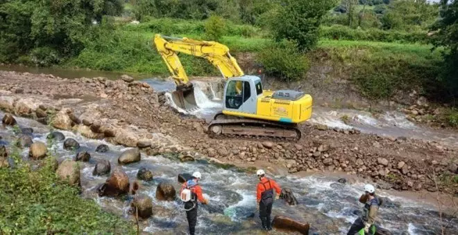 La Confederación Hidrográfica del Cantábrico mejora la continuidad fluvial del río de los Llares