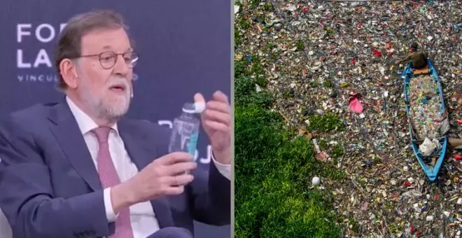 Pérez-Reverte, García Albiol y ahora Rajoy: el 'cuñadismo' con el nuevo tapón de las botellas que revela la ceguera ante la crisis climática