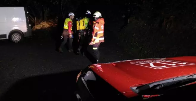 Rescatado durante la noche un madrileño en una vía ferrata de Arredondo