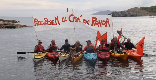 Exigeixen la reobertura del camí de ronda entre la platja de Garbet i Colera, tancat des del franquisme