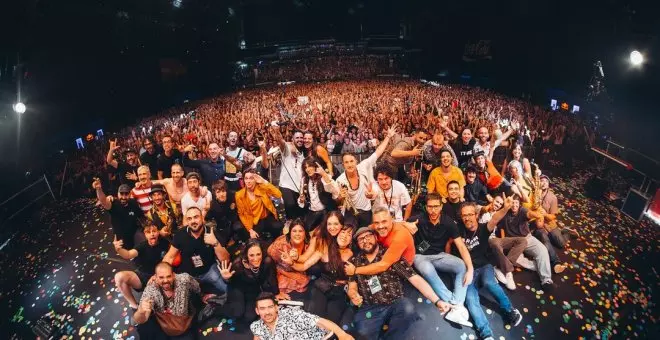 La Pegatina: "Hasta luego Maricarmen" en el WiZink Center de Madrid