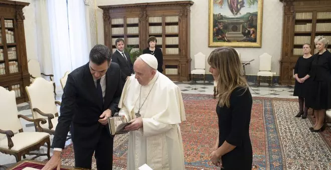 Sánchez viajará este viernes al Vaticano para analizar la situación de Oriente Medio con el papa Francisco