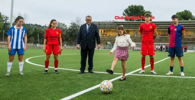 El Club de Futbol Damm estrena una nova ciutat esportiva a Montjuïc