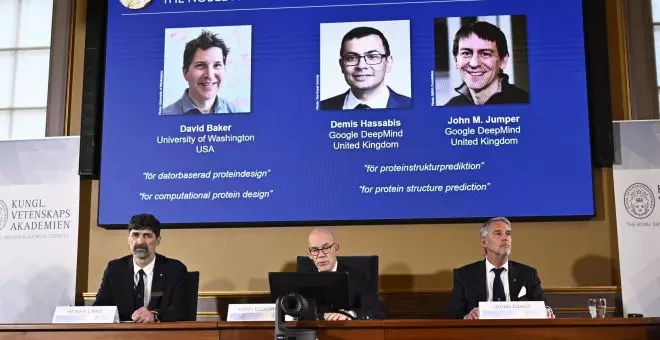 David Baker, Demis Hassabis y John M. Jumper, Premio Nobel de Química 2024