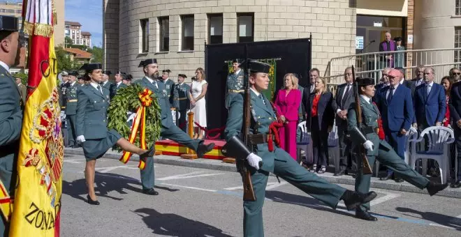 La Guardia Civil celebra su tradicional acto con motivo del Día de El Pilar celebrando el descenso de la criminalidad en Cantabria