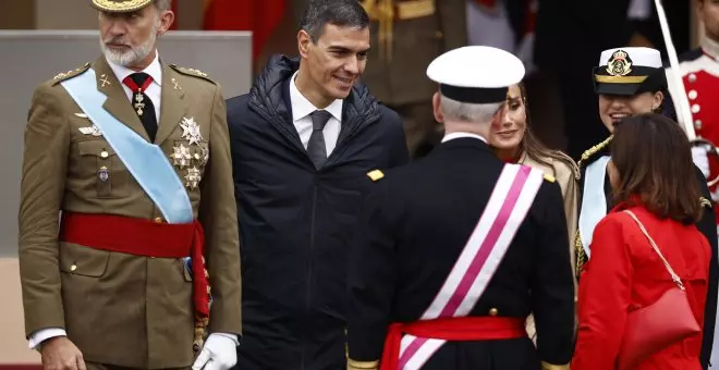 La lluvia obliga a suspender el desfile aéreo del 12 de Octubre