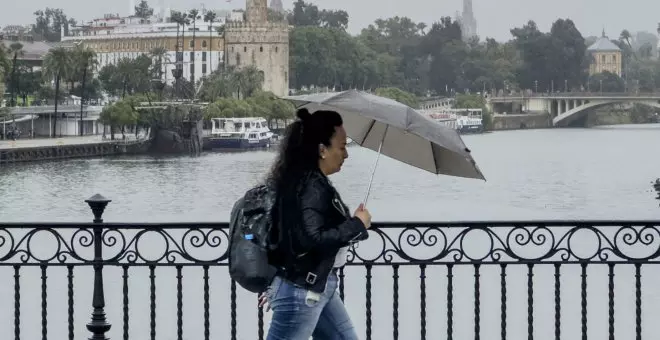 La borrasca Berenice sacude el país y deja fuertes lluvias en el suroeste y centro peninsular