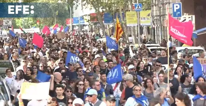 Unas dos mil personas reclaman que Barcelona no albergue más eventos como la Copa América