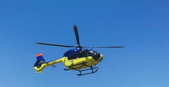 Trasladado en helicóptero al hospital un trabajador tras caer desde un primer piso en un pueblo de Ciudad Real