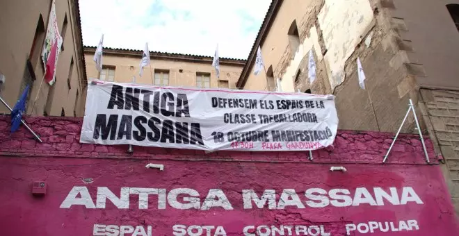 Fixen el desallotjament de l'Antiga Massana de Barcelona per a aquest dijous: els ocupants criden a la mobilització