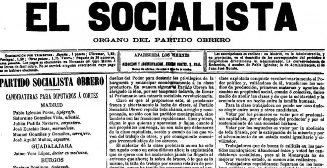 El PSOE ante los trabajadores en la aprobación del sufragio universal