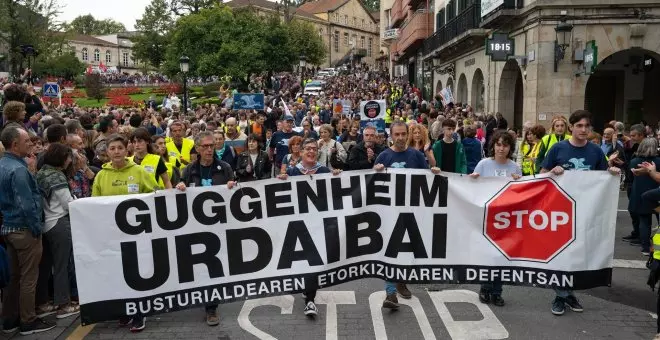 Greenpeace demanda al Gobierno por modificar la Ley de Costas para la construcción del Guggenheim Urdaibai