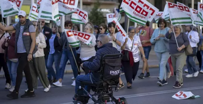 Cientos de pensionistas se manifiestan en Madrid contra la "privatización" del sistema