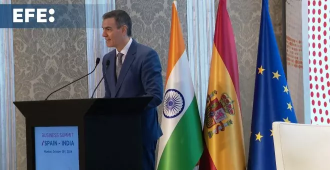 Sánchez preside un foro empresarial en Bombay con motivo de su visita oficial a la India