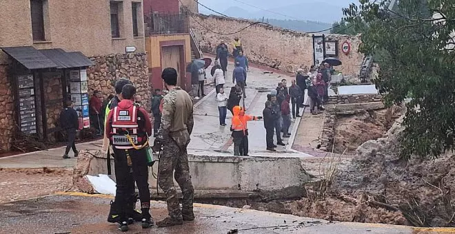 Continúa la búsqueda de dos trabajadores municipales desaparecidos en Letur tras la tromba de agua