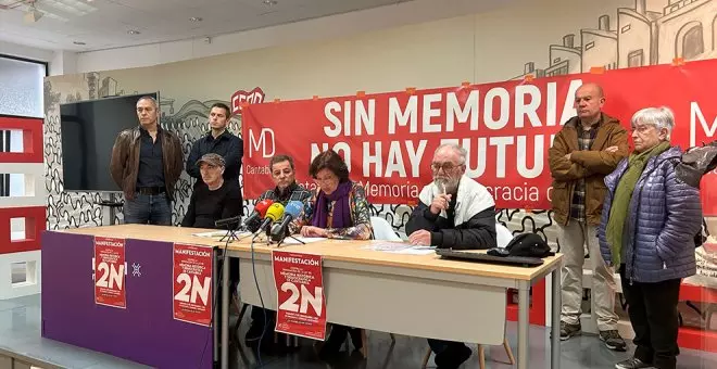 Una manifestación recorrerá la ciudad este sábado contra la derogación de la Ley de Memoria de Cantabria