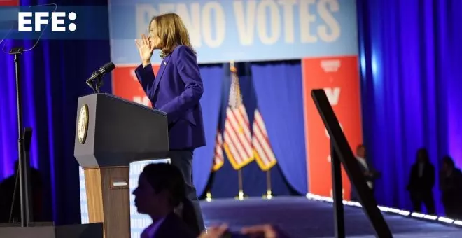 La campaña de Harris llega a Reno, Nevada