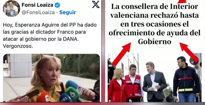 Agitadores, ultras, troleros... y ahora Esperanza Aguirre: la expresidenta habla de la DANA y da las gracias... a Dios y a Franco