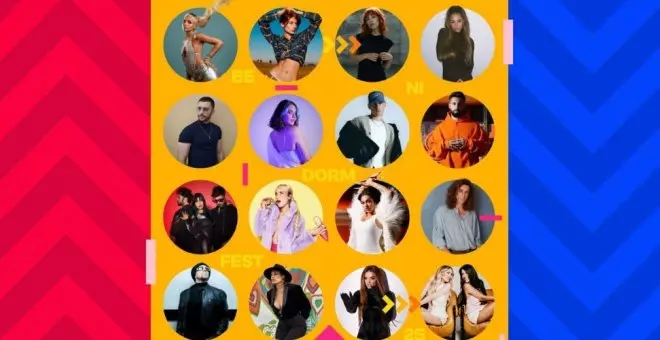 Los 16 artistas que participan en el Benidorm Fest 2025