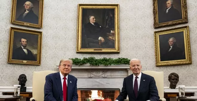 Trump y Biden tratan la guerra en Ucrania y los rehenes israelíes en Gaza durante su encuentro