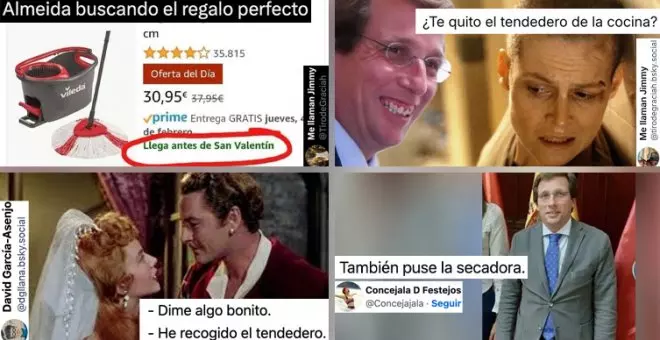 "Te recojo el tendedero en la primera cita": los memes más descacharrantes con el "detalle romántico" de Almeida