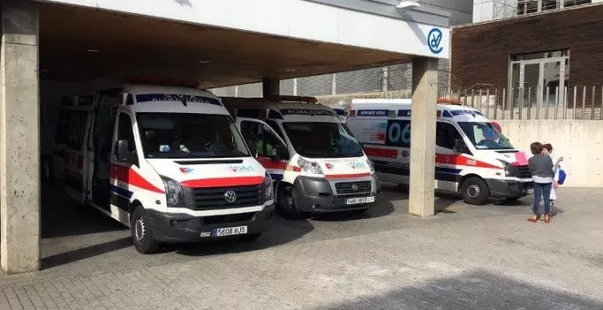 Los trabajadores mantienen la huelga general en las ambulancias a partir del lunes tras concluir sin acuerdo una nueva mediación