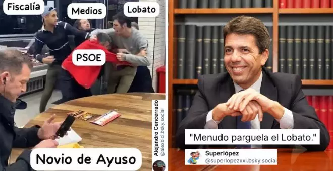 "Lobato paga los platos rotos, el Rolex, el saxofón y las pelotas de pádel": la dimisión del líder del PSOE en Madrid, analizada en Bluesky y Twitter