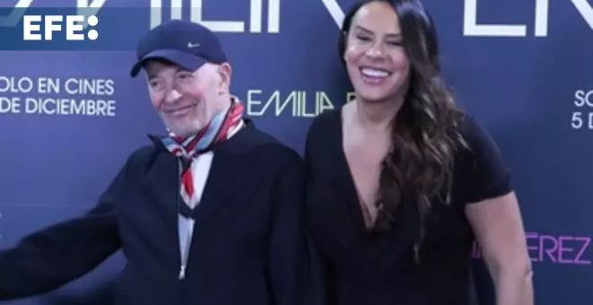 El cineasta Jacques Audiard presenta en Madrid "Emilia Pérez" junto a la protagonista