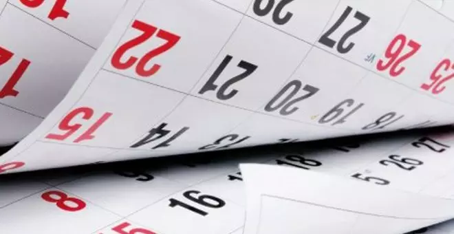 Publicado el calendario laboral de 2025 con los festivos nacionales, autonómicos y locales de Cantabria